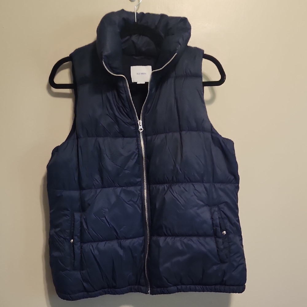 Women's Old Navy Dark Blue Quilted Vest